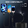 oolong Endoscope Inspection Camera,Illuminated Dual HD Lens,1920P HD IP67 Waterproof