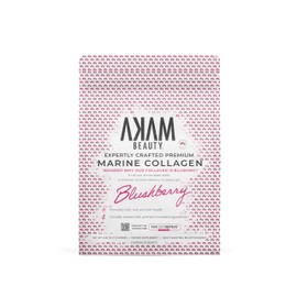 Marine Collagen Peptides Powder – Type I, II & III – 30-Count Pouch (Blushberry) – Premium Daily Support for Hair, Skin, Nails & Joints – Ingestible Beauty® by Akam
