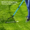 sancat Weed Cutter with Double-Edged Sharp Blade,51 inch Stainless Steel
