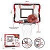 SKILEC Mini Basketball Hoop with Shatterproof Backboard, Breakaway Rim, Heavy