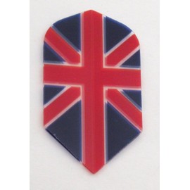 US Darts 5 Sets (15 Flights) Union Jack, Britain Slim Flights - 75 Micron …