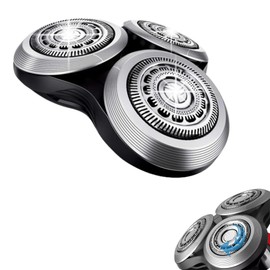 RQ12 Replacement Head for Philipss Norelcos Replacement Head Compatible with RQ12 3D 1250X 1255X 1260X 1280X 1290X RQ10 Sensor Touch 3D Head Shaving for Electric Razor Replacement Heads