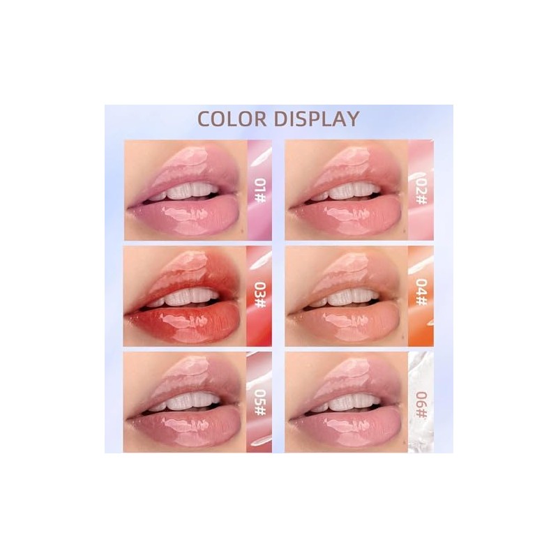 Aceite Labial, Brillo Labial Voluminizador, Cuidado de Los Labios,3