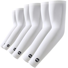 ROCK TAKIN UV Sun Protection Arm Sleeves for Men Women, UPF 50+ Cooling Sun Sleeves to Cover Arms Sports Compression Covers for Golf Baseball Football Work Running Cycling Driving - 3 Pairs