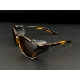 Removable side shields for sunglasses, Leather side shields for protect your eyes, UNIVERSAL side shields (Black)