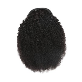 WOONEKY 20in Ponytail Extensions Curly Practical Comfortable Fashion Wig for Daily Use