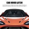 Yourkar Flush Hood Latch & Pin Kit, Durable Engine Bonnet