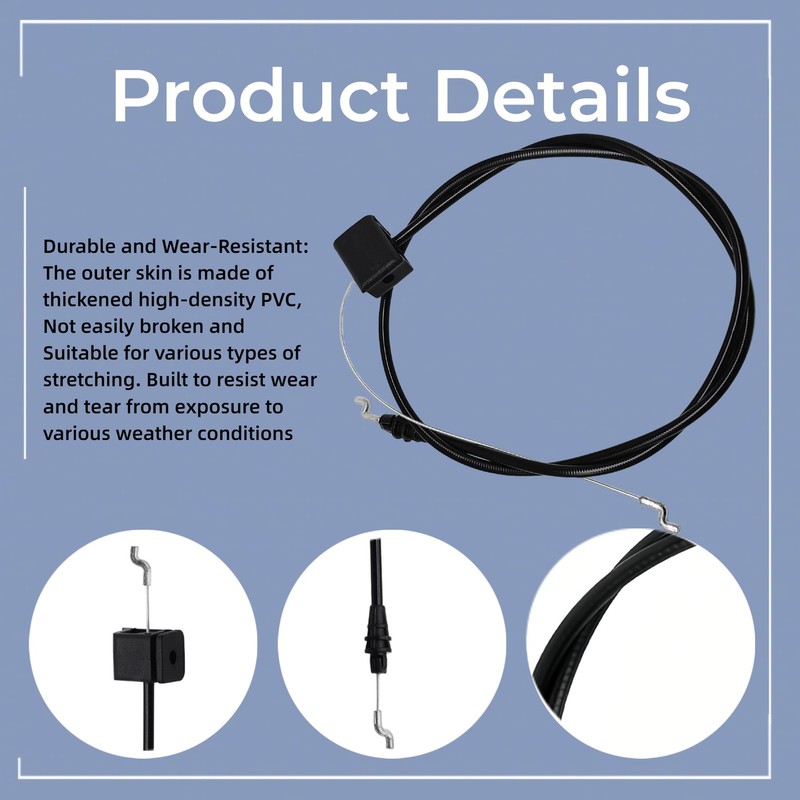 Axyuada 133-8109 Lawn Mower Brake Cable for Toro 20" &