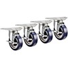 Vollum Triangle Plate Casters for Heavy Equipment