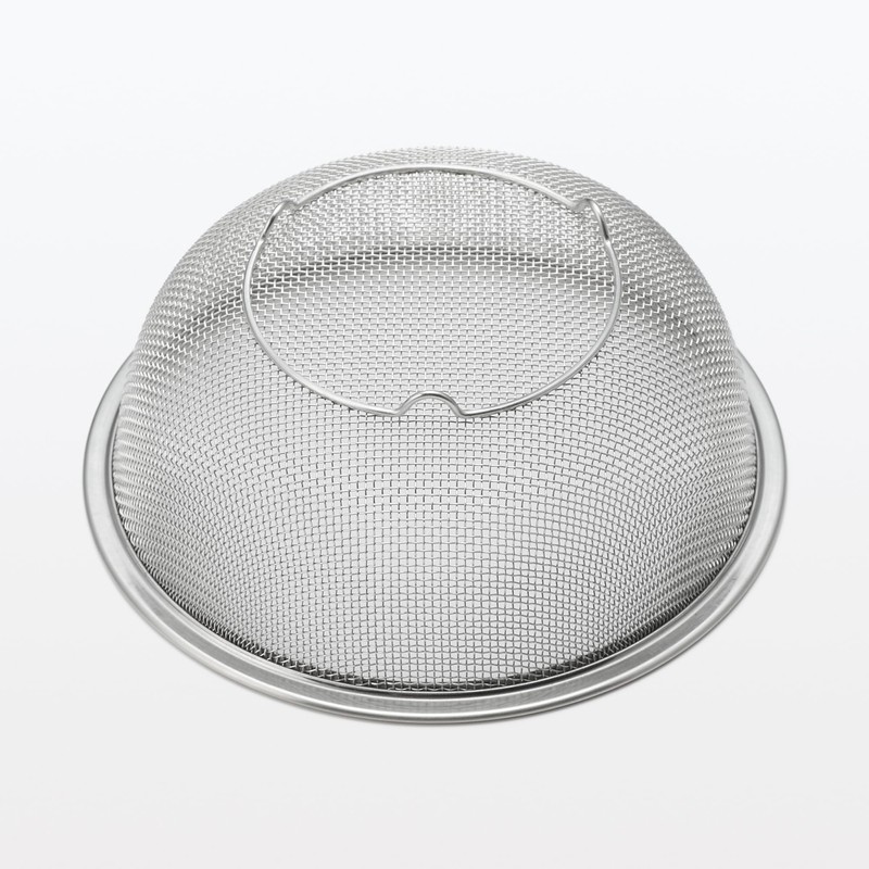 Muji 12828969 Stainless Steel Mesh Colander, S, Approx. Diameter 6.5