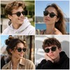 MOSTAR Classic Round Polarised Sunglasses UV400 Protective Lens with Acetate