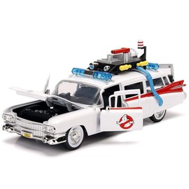 Jada Toys Hollywood Rides: Ghostbusters ECTO-1 White 1: 24 Scale