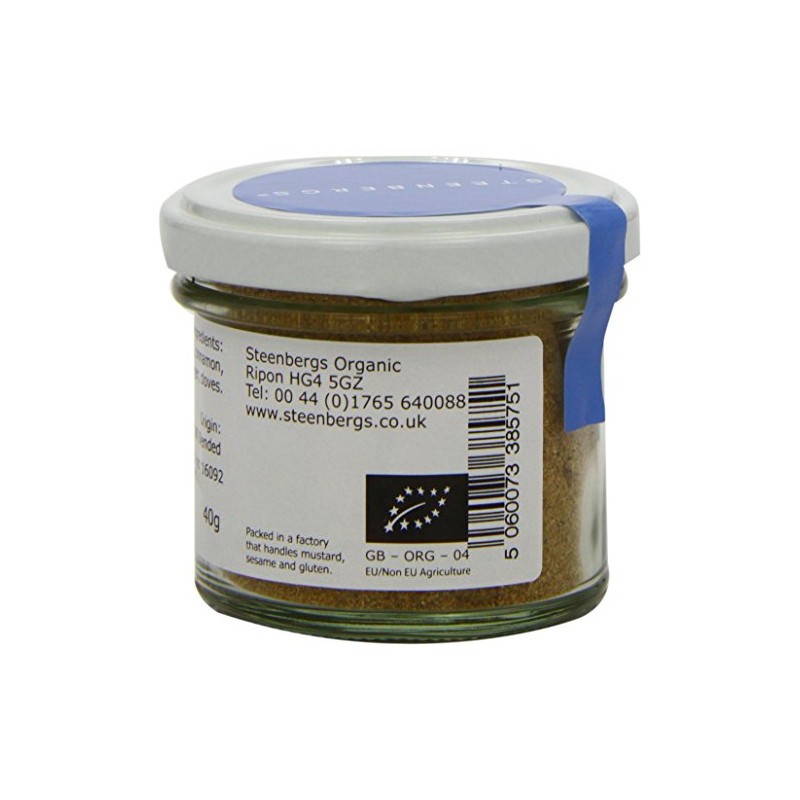 Steenbergs Organic Pumpkin Pie Mix 40 g (Pack of 3)