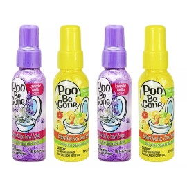 Treasue Isle Stinky Bowl Spray Toilet Deodorizer Travel Size 1.85oz Citrus Lavender Scent