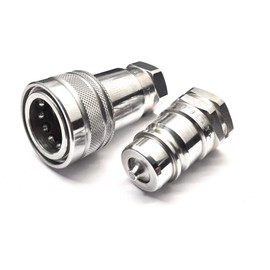 Hydraulic ISO A Quick Release Coupling 1/2" BSP Thread Set