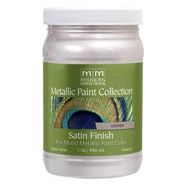 qt Modern Masters ME705 Oyster Metallic Paint Collection, Satin Water-Based Decorative Metallic Paint