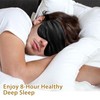 JroyJoy 4 Pack Super Soft Silk Sleep Mask for Side