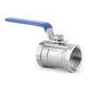 Stainless Steel SS304 Reduced Port Pipe Ball Valve Female Threaded