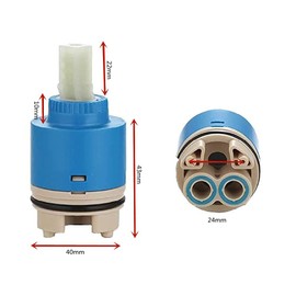 Tap Cartridge Ceramic Cartridge Faucet Inner Control Faucet Valve for Single Lever Monobloc Bathroom or Kitchen Mixer Taps