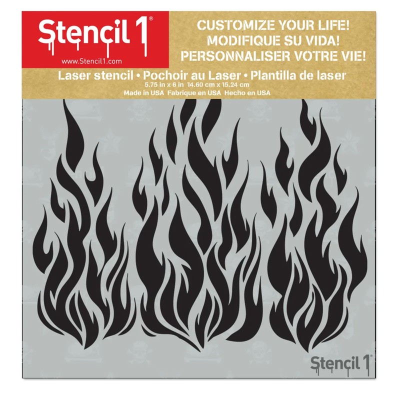 Stencil1 Sugar Skull 8.5 X 11