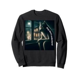 Werewolf Ripping Meme Wolf Werewolf They Don't Understand Sweatshirt