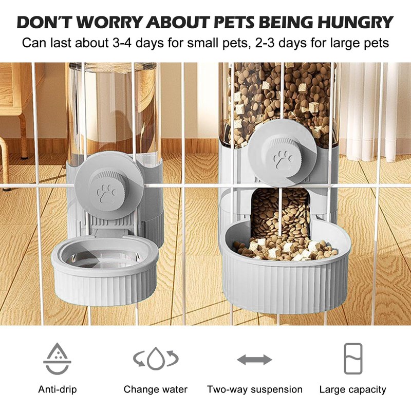 Drinking Bottle Rabbit, 2 Pieces Water Dispenser Rabbit 520 ml,