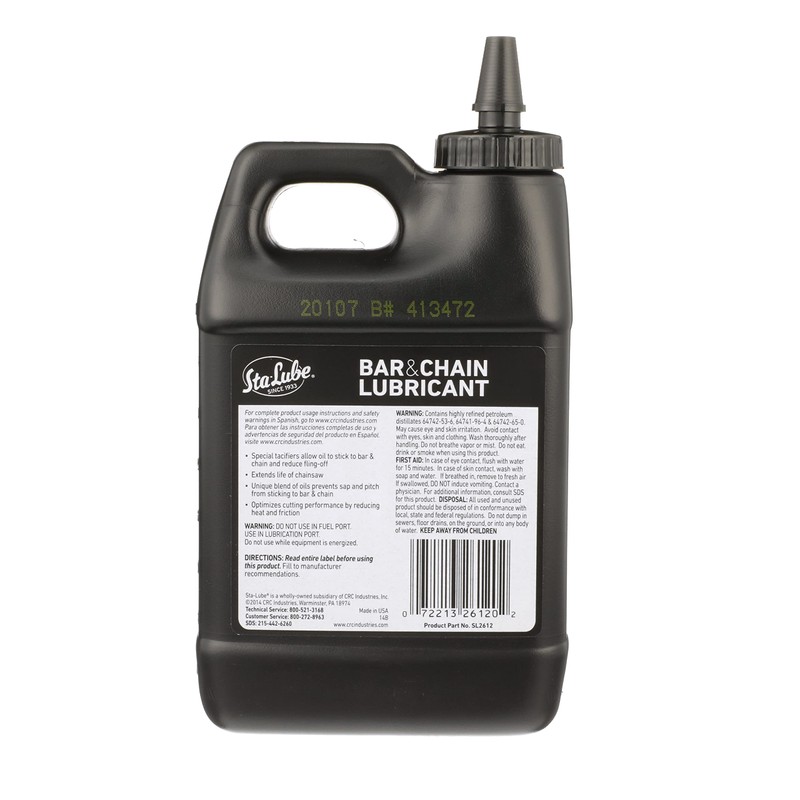 Sta-Lube SL2612 Bar and Chain Lubricant, 32 Fl Oz