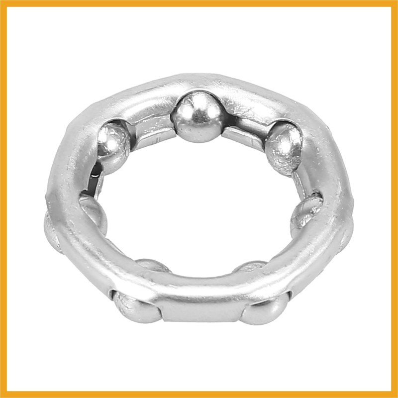 Partuto 2pcs 37.6mm x 7 Bicycle Ball Bearings Crank Wheel