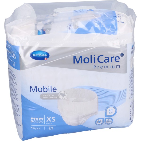 MoliCare Premium Mobile 6 Tropfen Gr. XS, 14 St