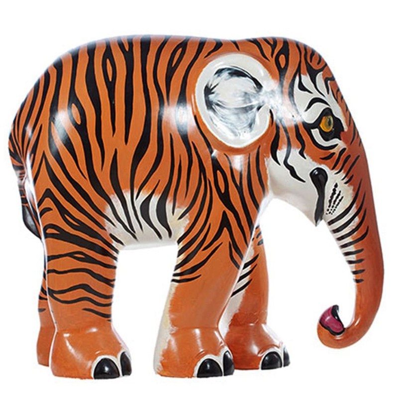 ELEPHANT PARADE Limited Edition Replica Elephant - Tigerphant (10cm)