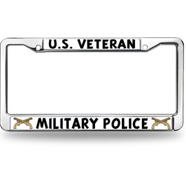 US Army License Plate Frame for Thanksgiving US Military Veteran Fade-Resistant License Plate Frame Military Police Pride License Plate Frame Faithful Gift for Army Solider