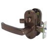 Kawaguchi Giken DJ-24-4K-BR BS50 J Lever Oval Indicator Lock, Brown