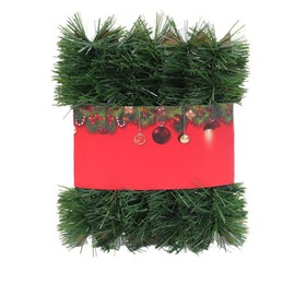 UCLEVER 9.84 Feet Green Christmas Garland Decoration, Xmas Artificial Vine Soft Greenery Tinsel Pine Garlands for Christmas Indoor Outdoor Decorations