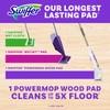 Swiffer PowerMop Wood Mopping Pad Refills for Floor Cleaning, 11