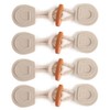 4 Sets Sew-On Toggle with Wooden Horn Button for Coat