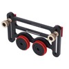 Double Wheel Bearing Roller Guiding Table Saw Roller Woodworking Aluminum