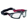 Bollé RUSHPFSPSI One Size "Rush+" Safety Spectacles with Foam Edge