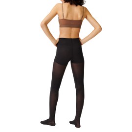 ITEM m6 - Tights with Compression for Women, 50 Denier, Soft Touch Conscious Control Top Tights, Black - Conscious