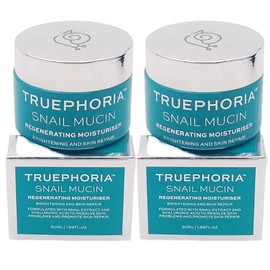 Truephoria Snail Mucin Moisturiser, Regenerating and Brightening Formula, with Hyaluronic Acid, 50ml 2-Pack