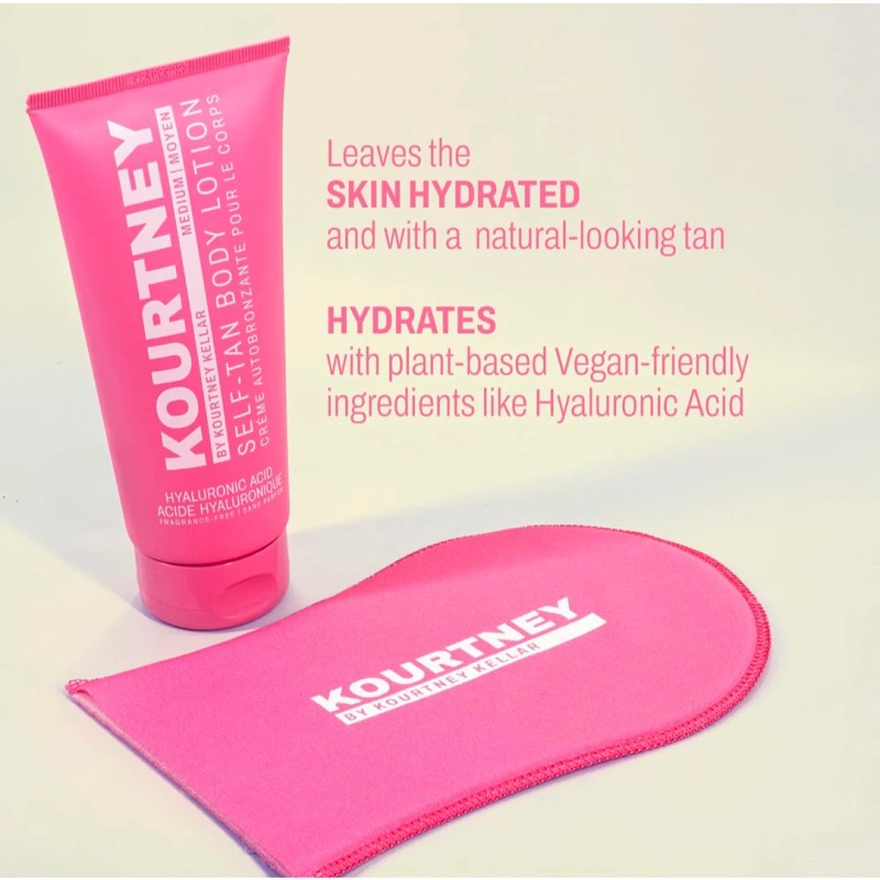 Kourtney Kellar Full Self-Tanning System, Mousse, Lotion, Face Drops Tanning