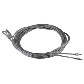 Spring Lift Cable, 1/8 in, 116 in, PK2