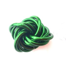 Möbii Fidget Ball (Solid Color): Quiet Mobius ADHD Anxiety Stim Stress Relief Toy Tool for Home Travel Office or Desk (Small, Full, Forest)