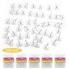 300 Pcs Push Pins, Clear Thumb Tacks, Drawing Pins, Thumb