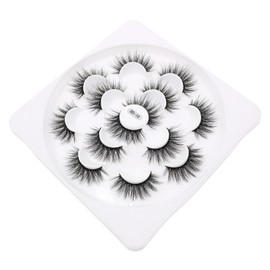 FOMIYES Natural Curly False Eyelashes Dense Reusable Makeup Accessory for Occasions Comfortable Lightweight of Wispy Lashes for Beauty Enthusiasts