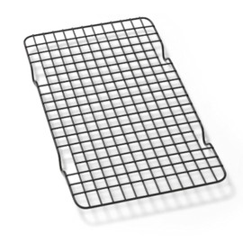 Great Jones Little Chill Wire Cooling Rack (Pepper) | Nonstick Baking Rack, Heavy-Duty Aluminized Steel | Fits Quarter-Sheet Pans for Cooking and Baking | Oven-Safe 450°F, Dishwasher-Friendly