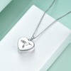 YFN Heart Urn Necklaces for Ashes Sterling Silver Hummingbird Sunflower/Butterfly