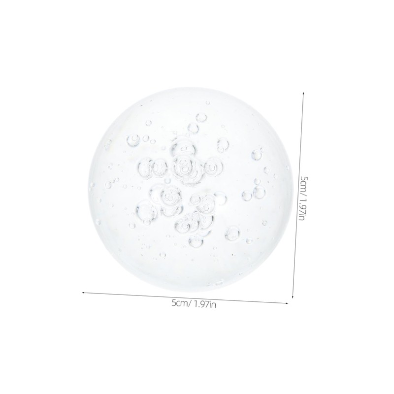 FUNOMOCYA Elegant Decorative Orbs Crystal Balls for Fountain Bowls and