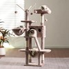 Hey-brother Cat Tree, 53 inch Cat Tower for Indoor Cats,