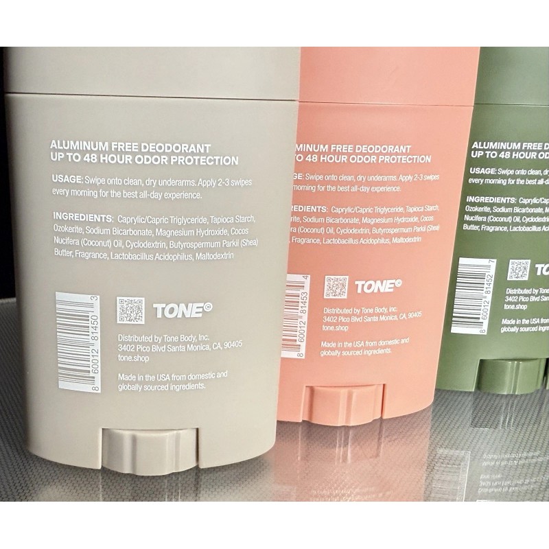 Tone Body **TONE DEODORANT TRIPLE PLAY!!**COCONU