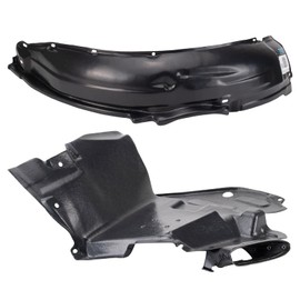 TRQ TRQ Inner Fender Liner Set Compatible with 1998-2001 Subaru Impreza SU1248101 SU1249114